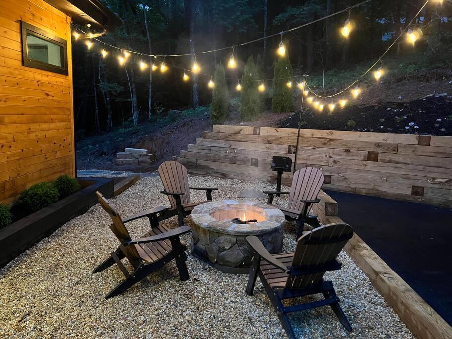 فيلا Modern Mountain Getaway With Hot Tub, Fire Pit Sautee Nacoochee المظهر الخارجي الصورة